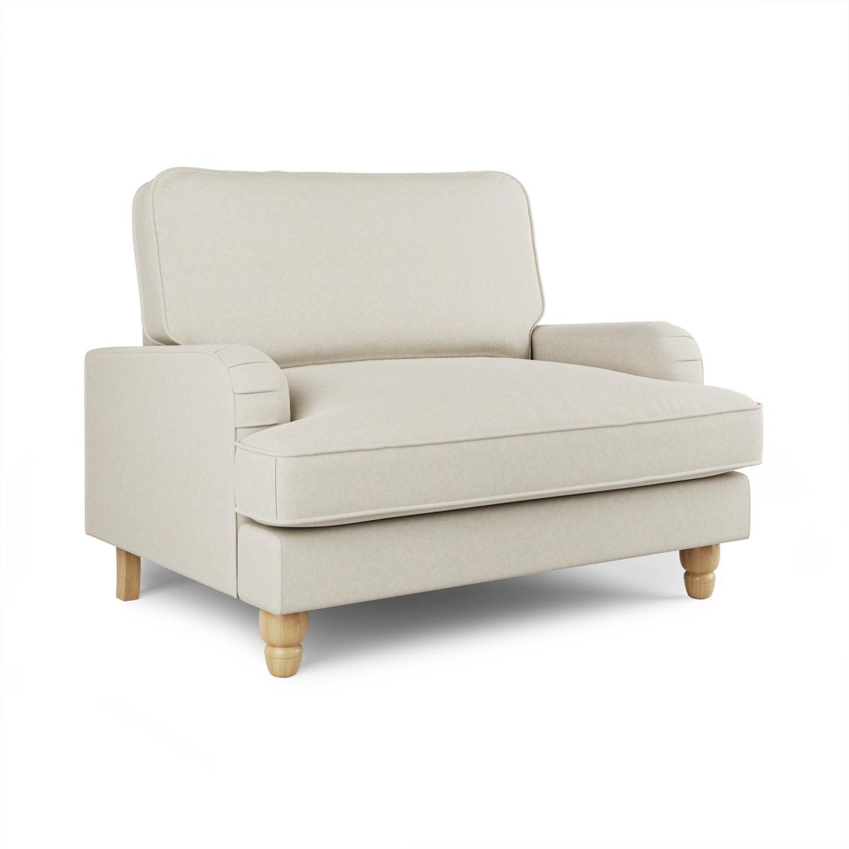 Beatrice Luna Snuggle Single Sofa Bed Natural – image 6