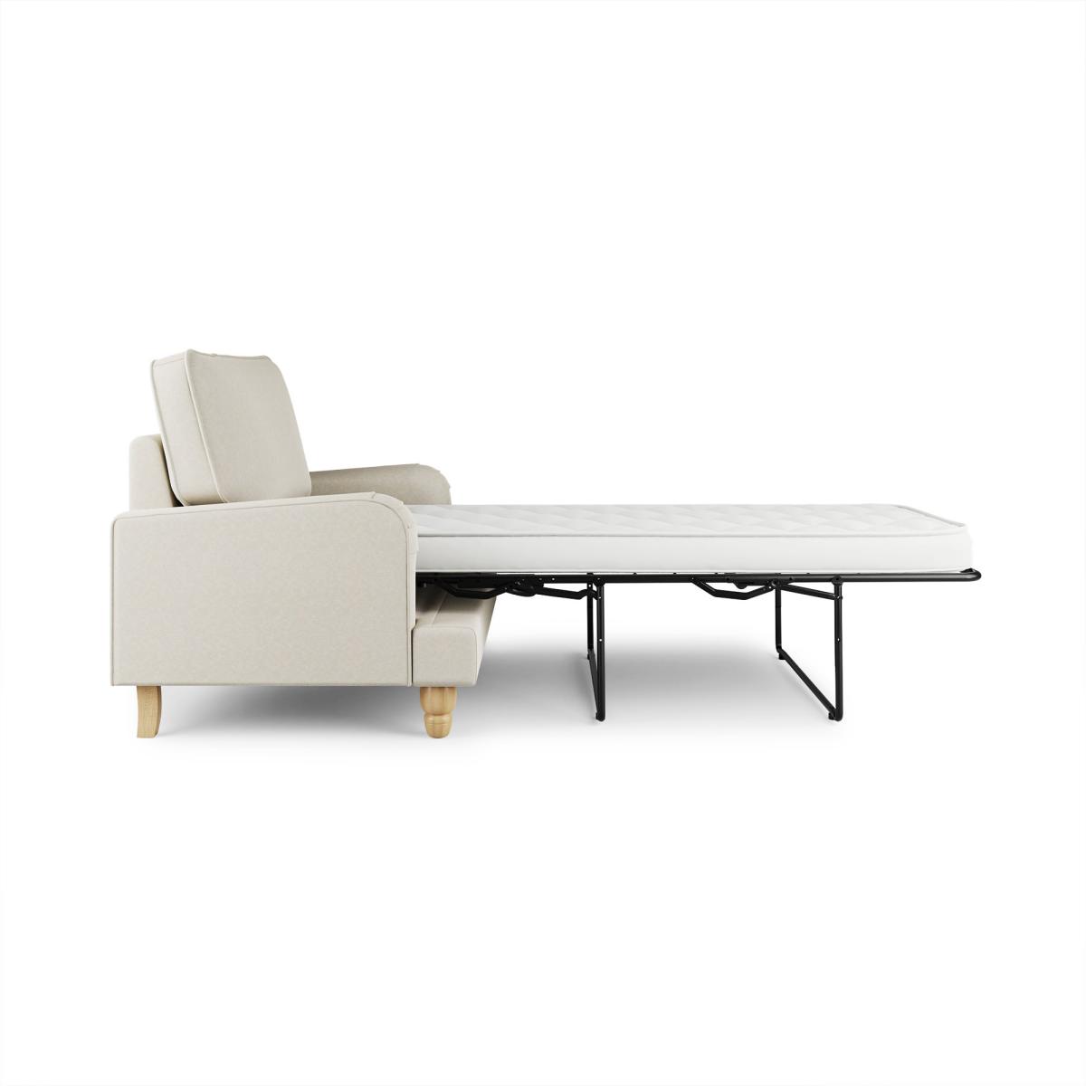 Beatrice Luna Snuggle Single Sofa Bed Natural – image 7