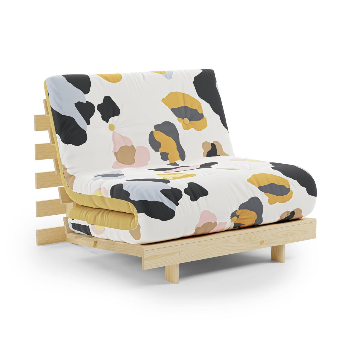 Mito Single Futon Leopard MultiColoured – image 4