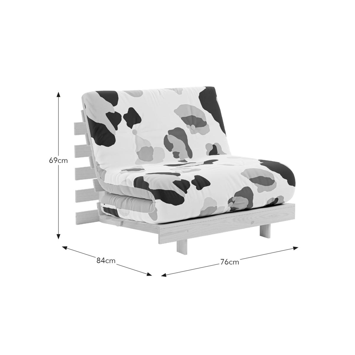Mito Single Futon Leopard MultiColoured – image 9