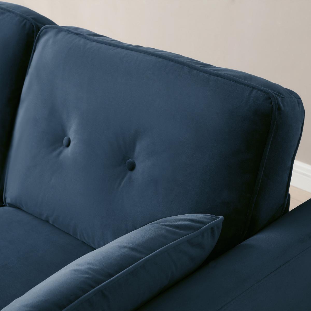 Mila Corner Sofabed, Velvet Ink (Blue) – image 5