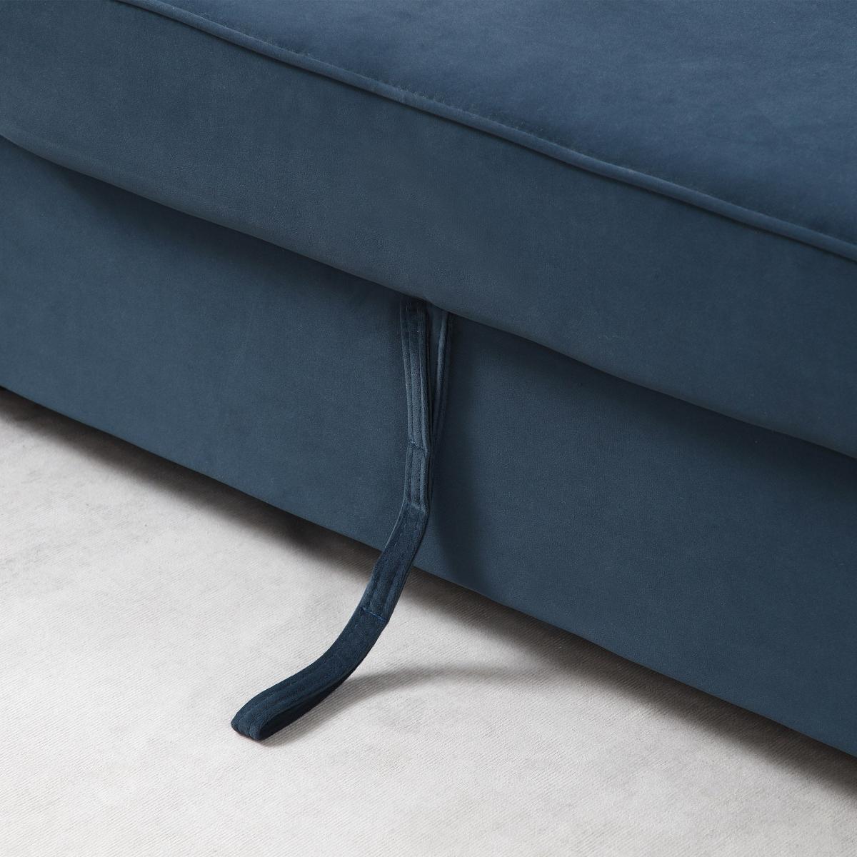 Mila Corner Sofabed, Velvet Ink (Blue) – image 7