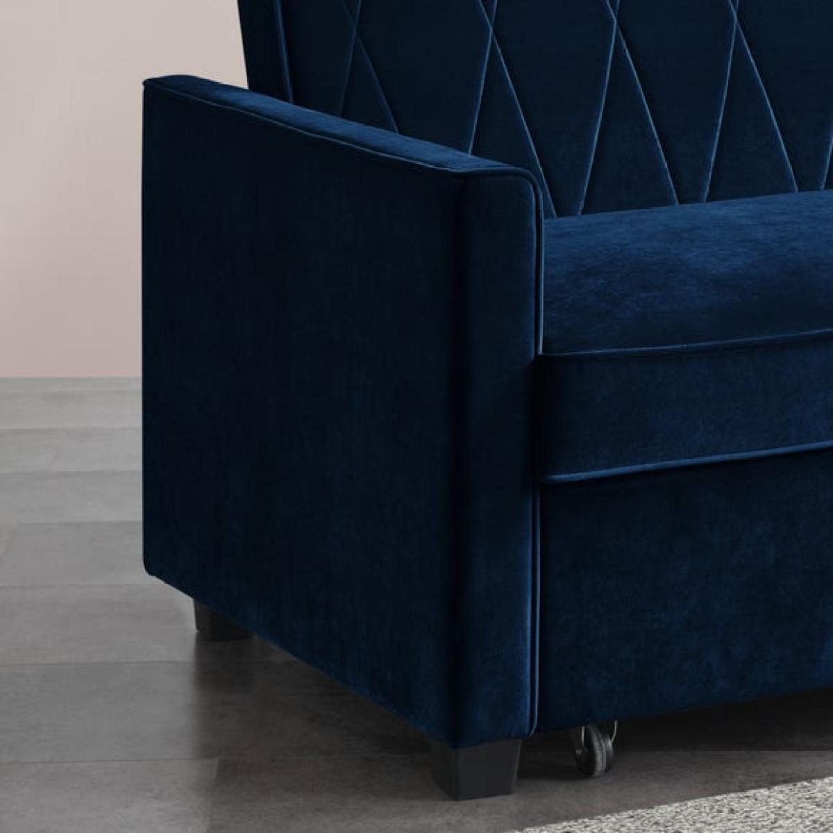 Return - Serena Velvet 2 Seater Sofa Bed – image 3