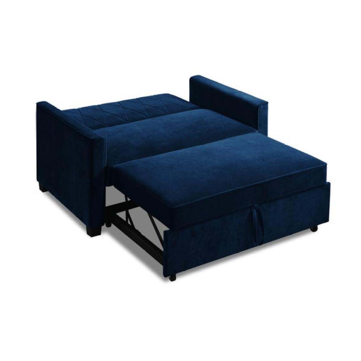 Return - Serena Velvet 2 Seater Sofa Bed – image 5