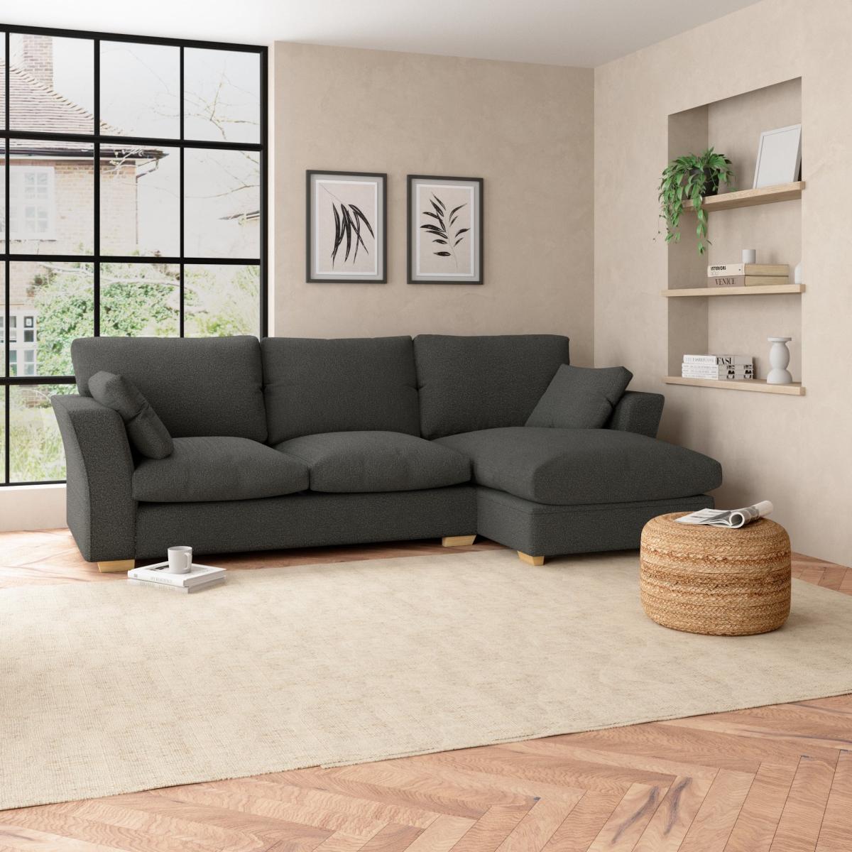 Blakeney Corner Storage Sofa Bed Cosy Marl Soft Granite – image 2