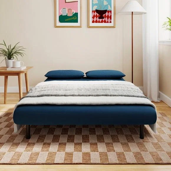 Phoebe Velvet Small Double 2 Seater Sofa Bed – image 2