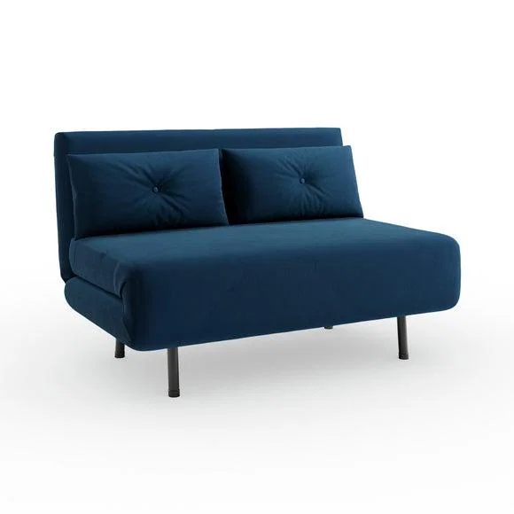 Phoebe Velvet Small Double 2 Seater Sofa Bed – image 6