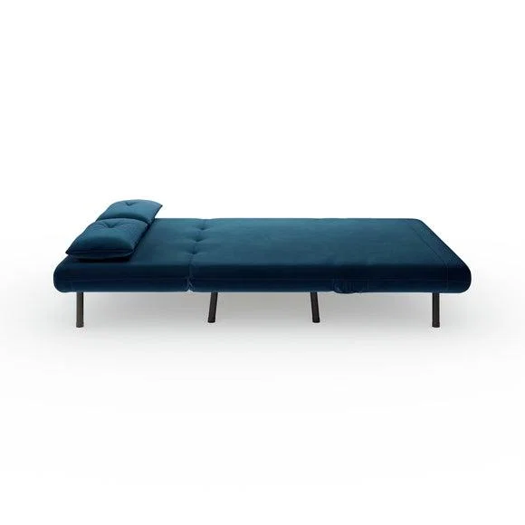 Phoebe Velvet Small Double 2 Seater Sofa Bed – image 7