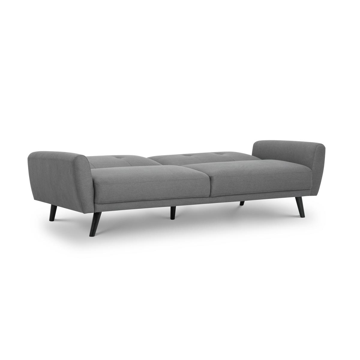 Monza Linen Clic Clac Sofa Bed Grey – image 4