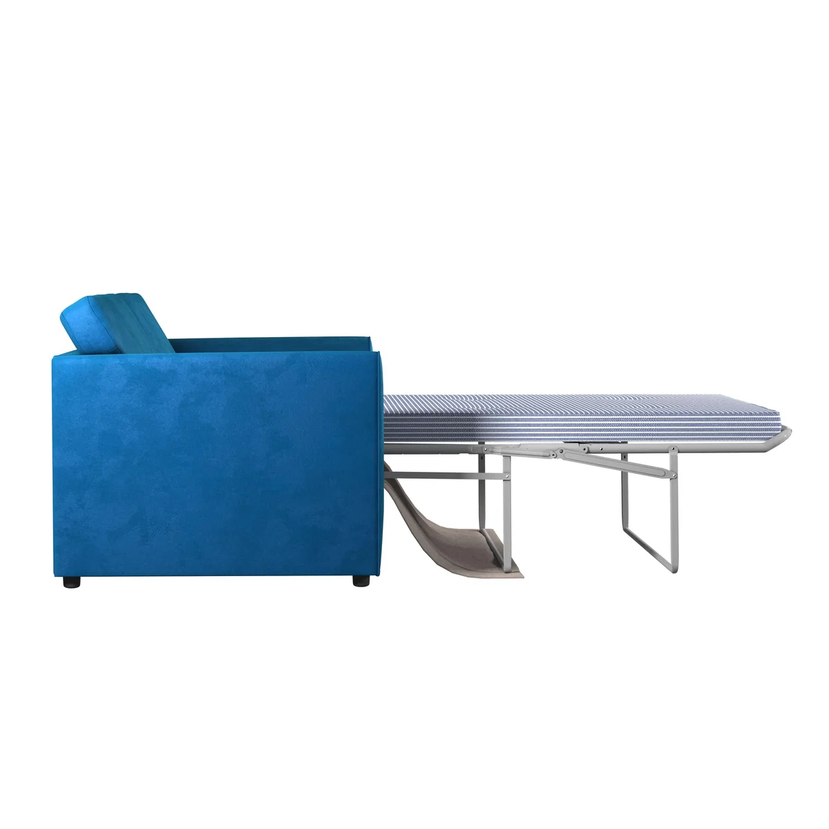 Blake Soft Velvet Sofa Bed Royal Blue – image 6