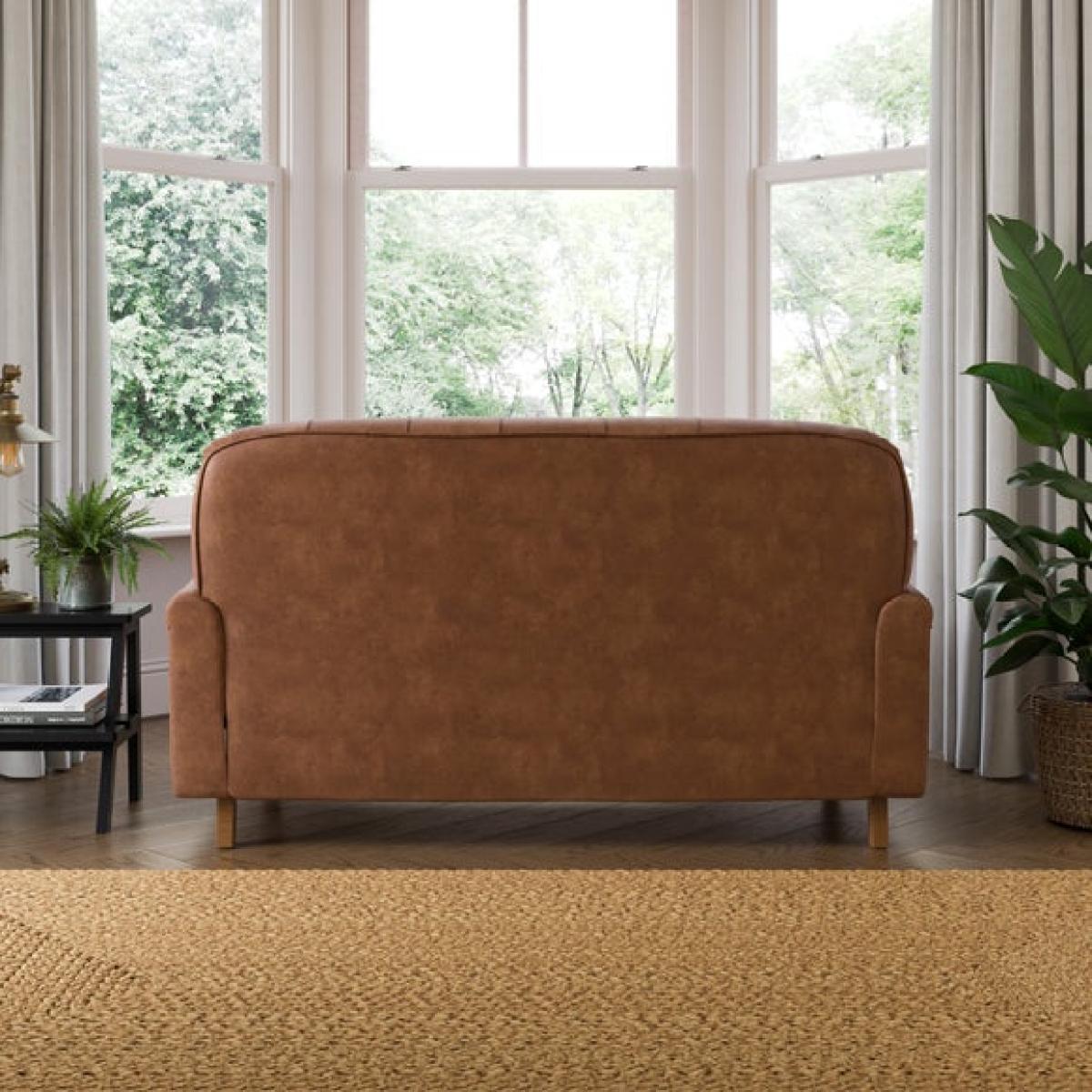 Beatrice II Buttoned Faux Leather 3 Seater Sofa Bed – image 7