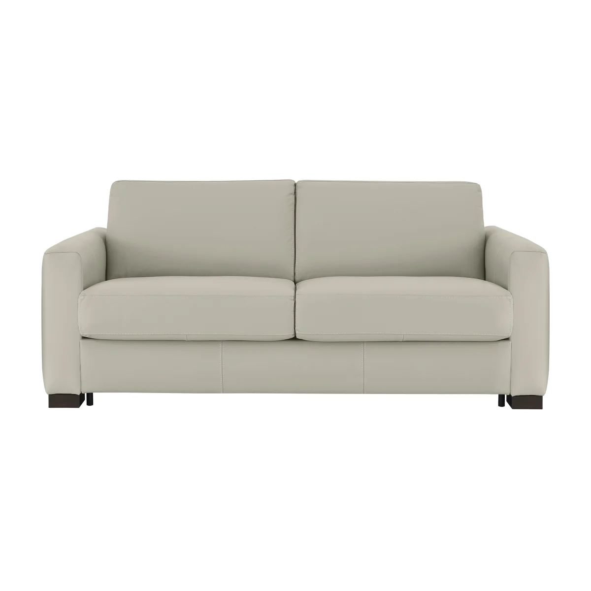 Nicoletti - Alcova 3 Seater Leather Sofa Bed with Box Arms - Sofas and Armchairs - In Time for Christmas – image 1
