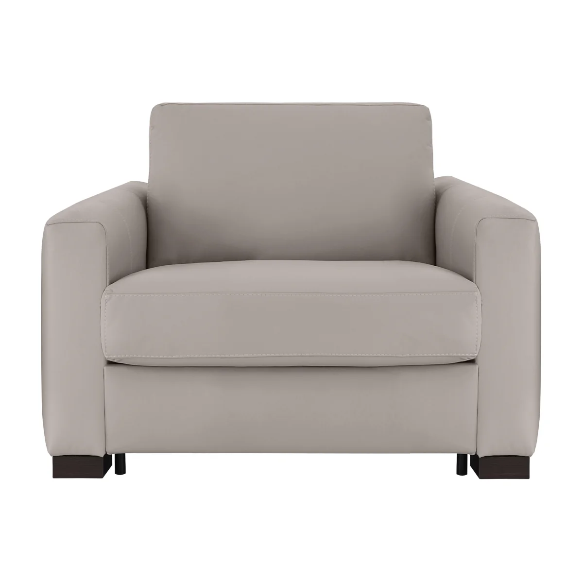 Nicoletti - Alcova Leather Chair Sofa Bed with Box Arms - Sofas and Armchairs - In Time for Christmas – image 1