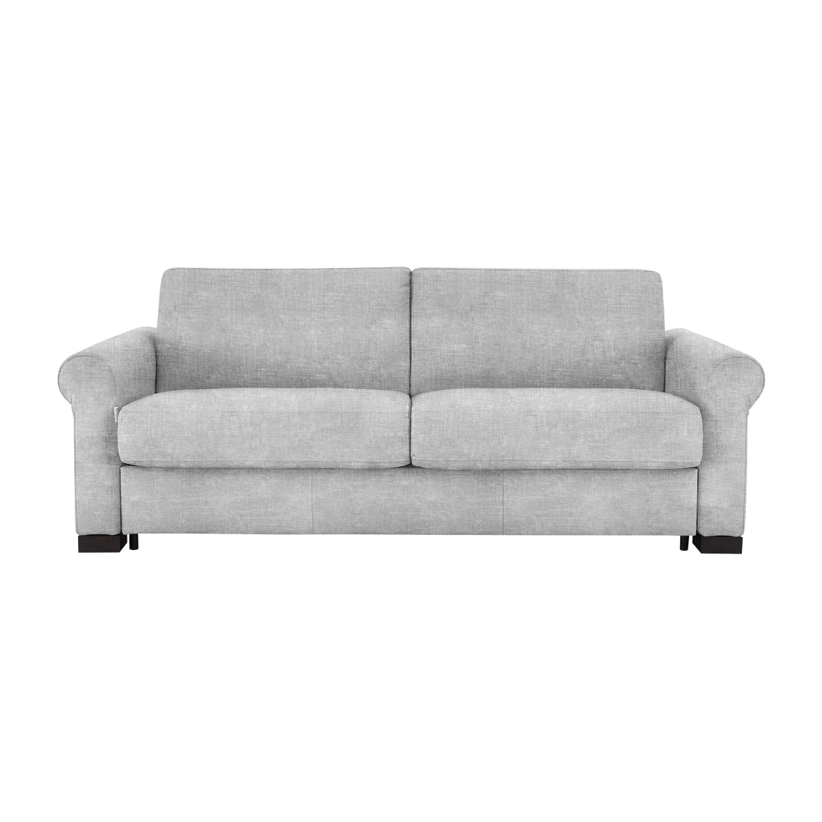 Nicoletti - Alcova 3 Seater Fabric Sofa Bed with Scroll Arms - Baobab Ghiaccio – image 1