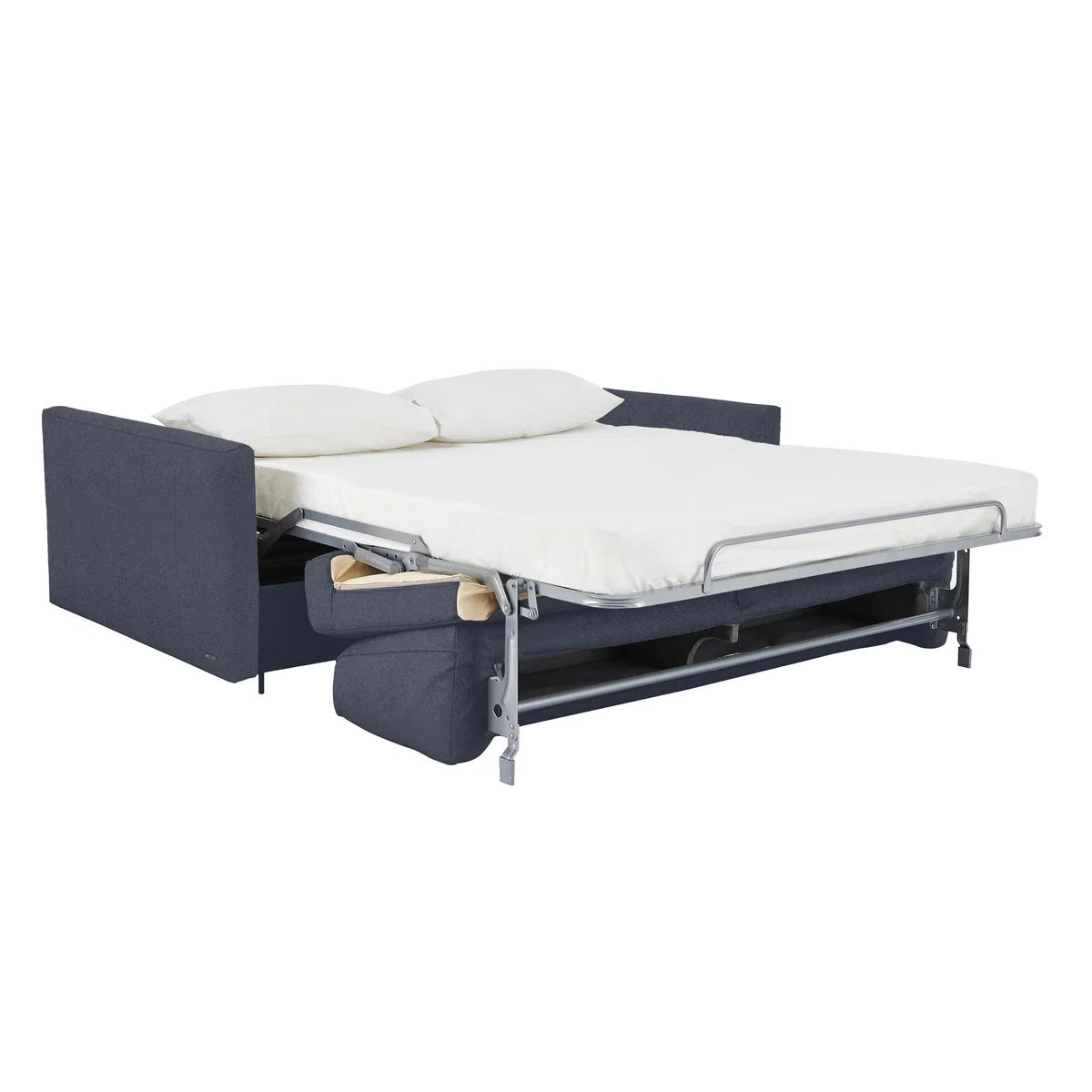 Nicoletti Italia - Alcova 3 Seater Fabric Sofa Bed with Slim Arms - Selma Rosa – image 3