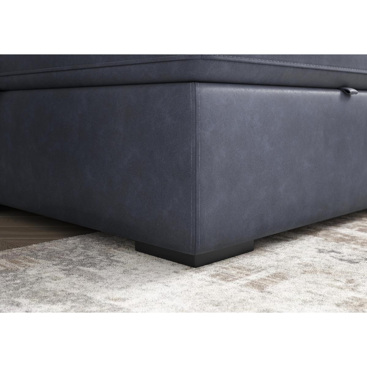 Infinity Fabric Corner Chaise Sofa Bed with Storage – image 4