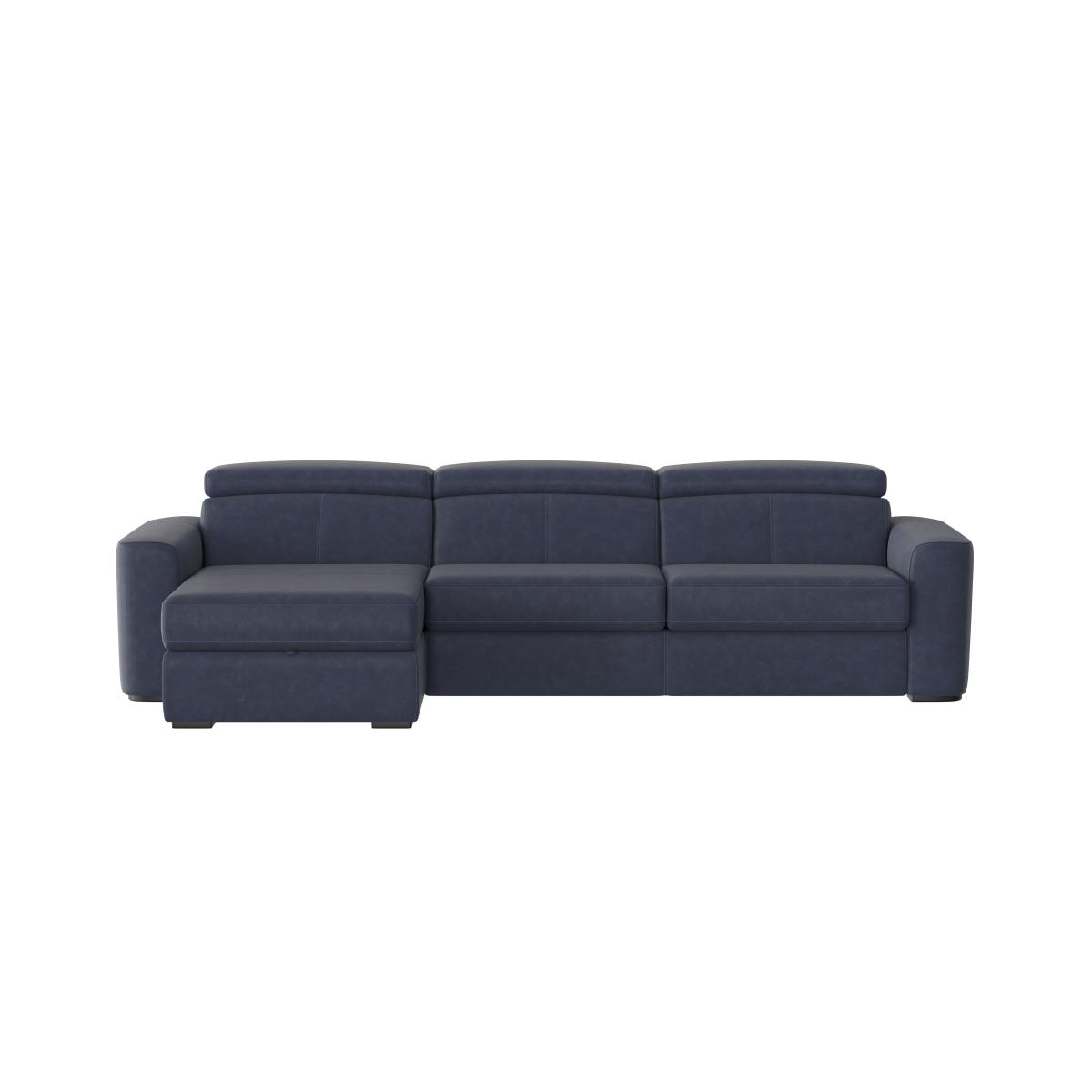Infinity Fabric Corner Chaise Sofa Bed with Storage – image 7