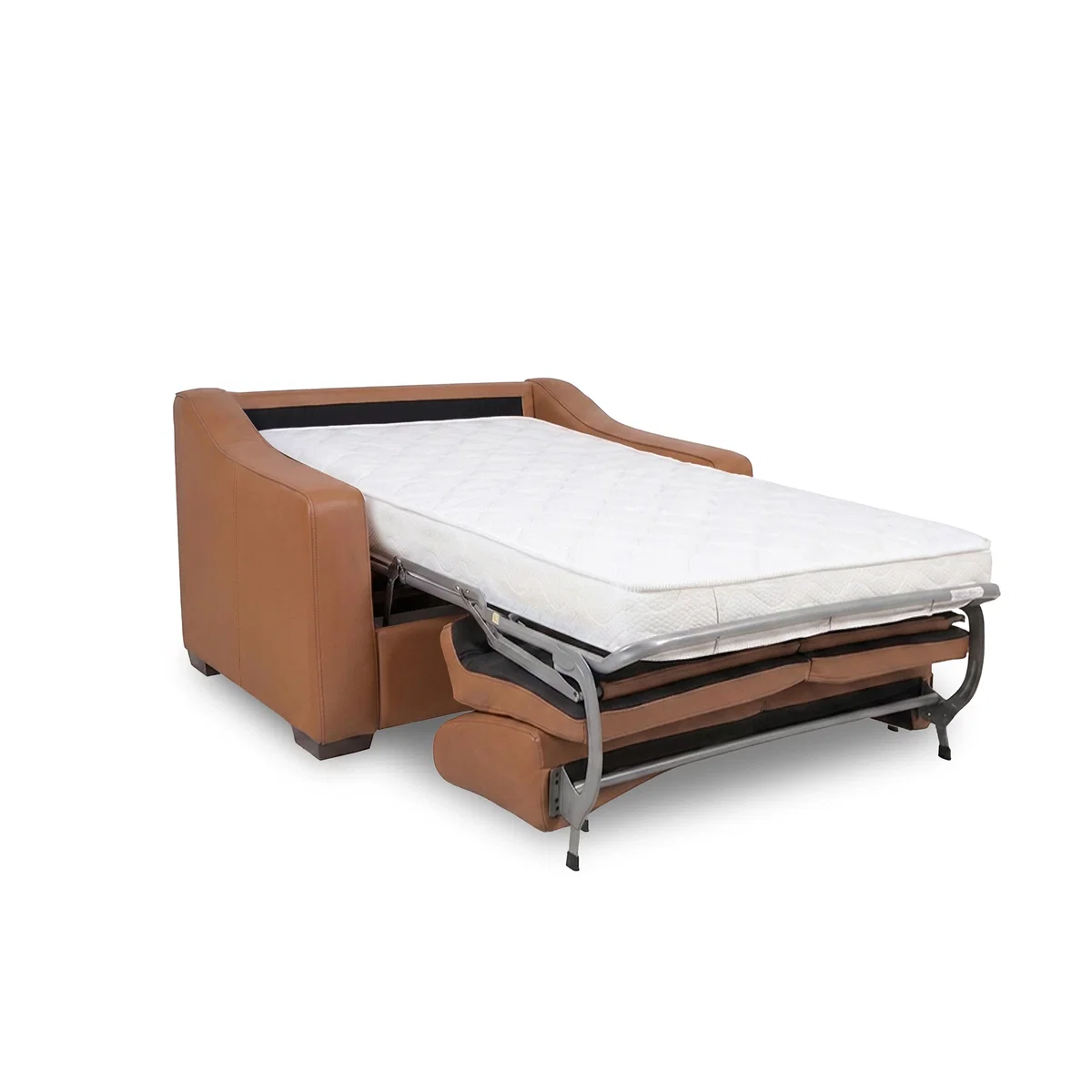 World of Leather - Nap Leather Snuggler Sofa Bed - Lake Green - Sofas and Armchairs - In Time for Christmas – image 3