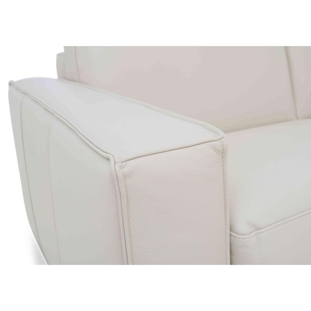 Parma 3 Seater Leather Power Sofa Bed - Elephant – image 2