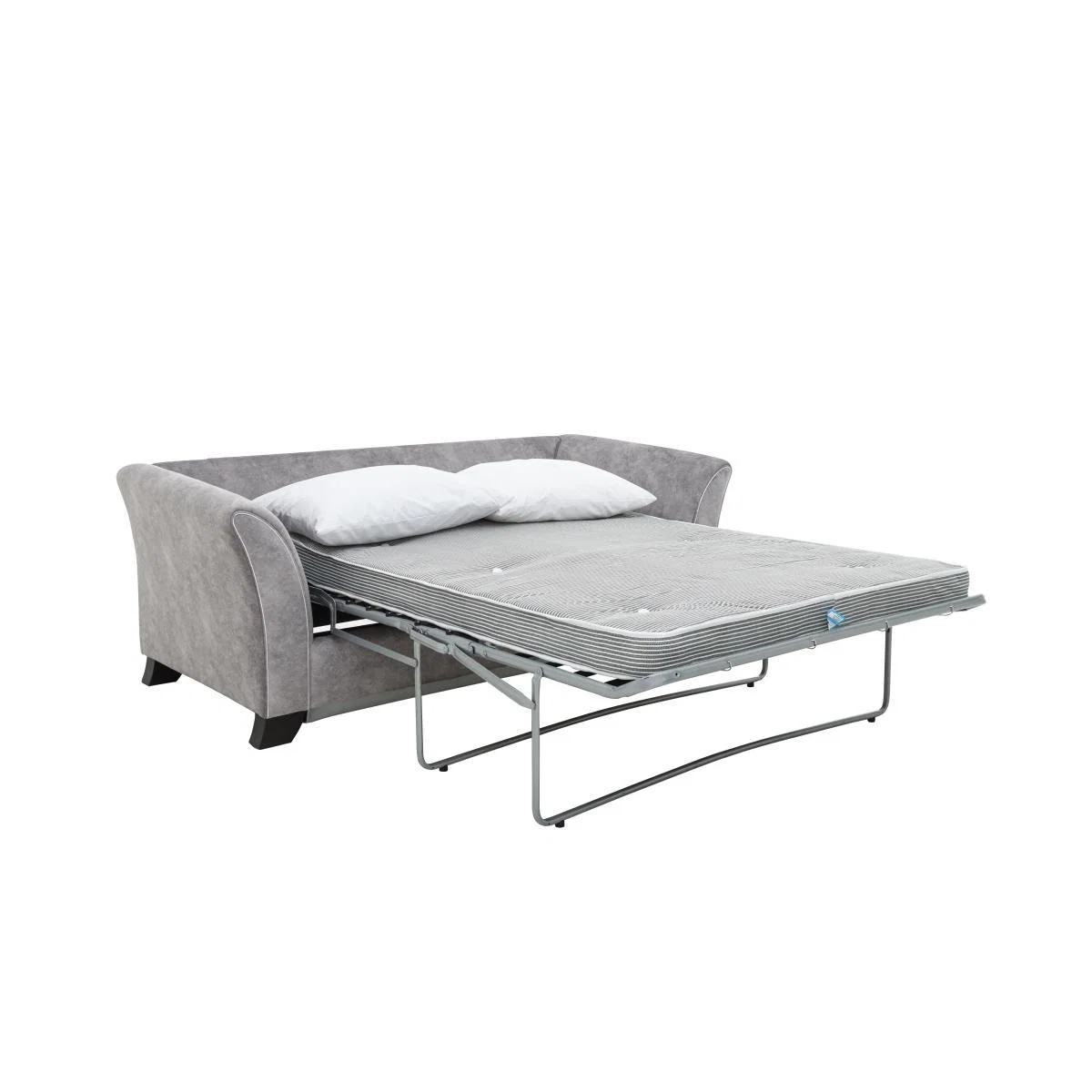 Amora 3 Seater Fabric Pillow Back Sofa Bed – image 4