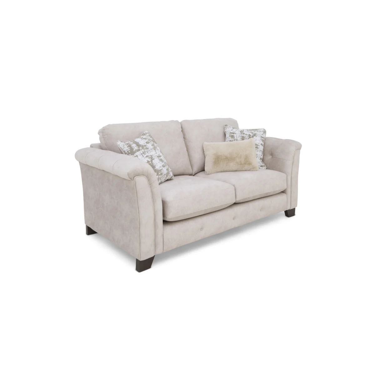 Aura 2 Seater Fabric Classic Back Sofa Bed - Enzo Cream - Sofas and Armchairs - In Time for Christmas – image 7