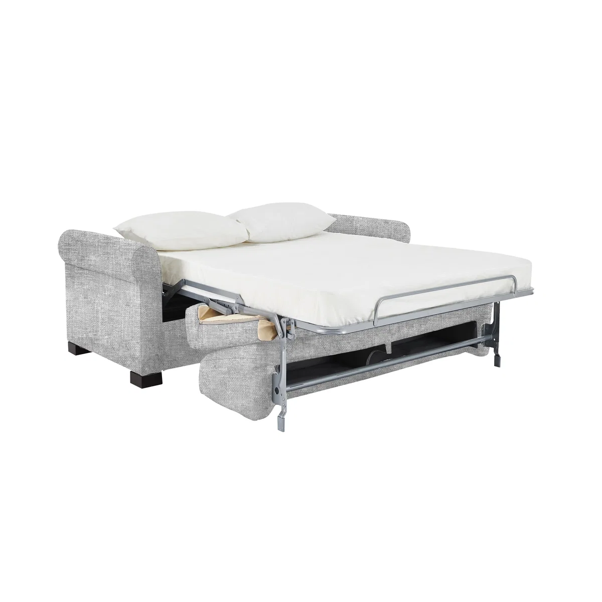 Nicoletti - Alcova 2 Seater Fabric Sofa Bed with Scroll Arms – image 3