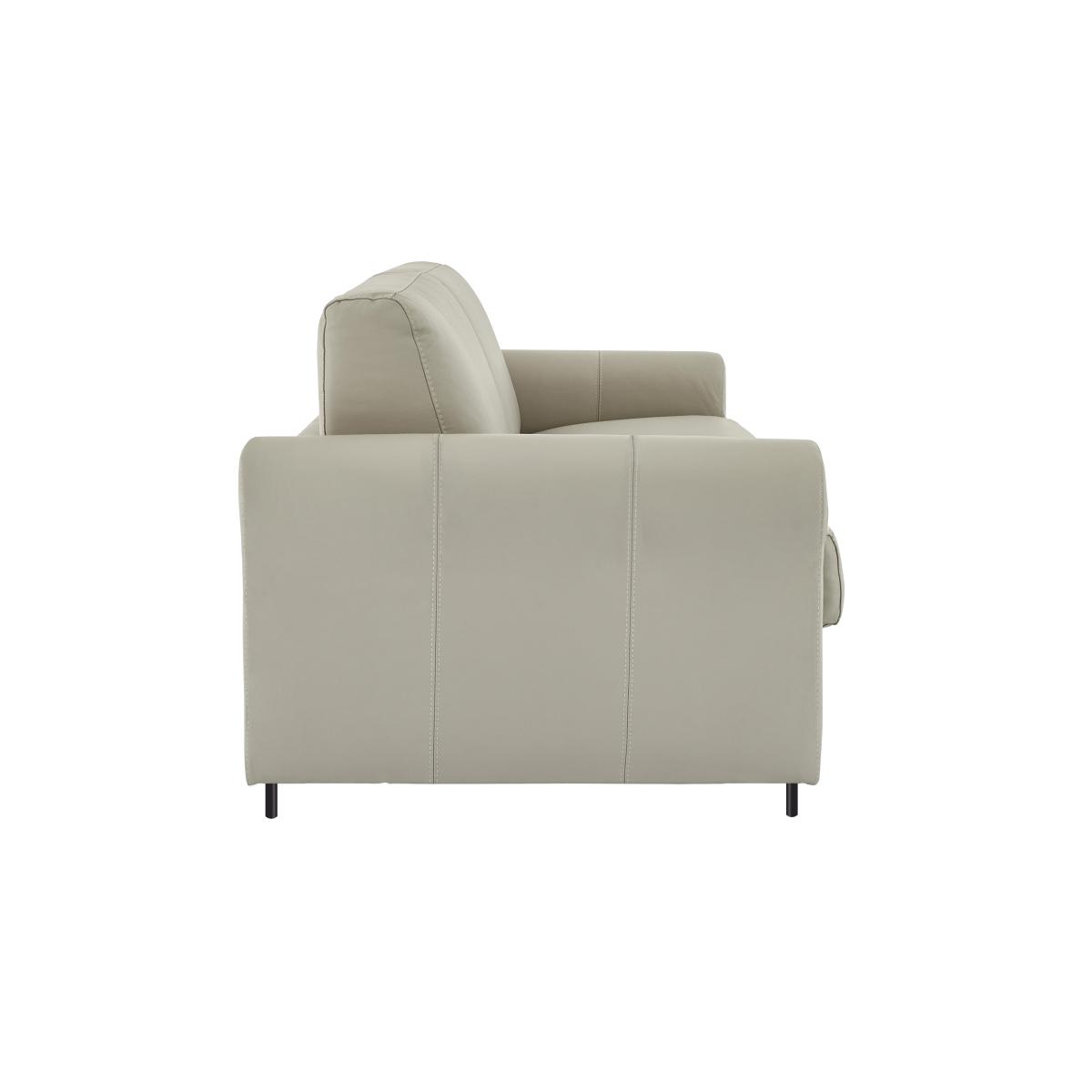 Nicoletti - Alcova 2.5 Seater Leather Sofa Bed with Slim Arms - Dali Tortora – image 6