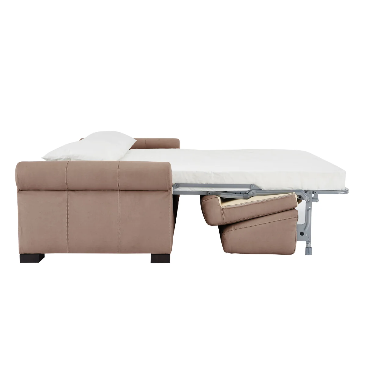 Nicoletti - Alcova 3 Seater Fabric Sofa Bed with Scroll Arms - Baobab Blue – image 6