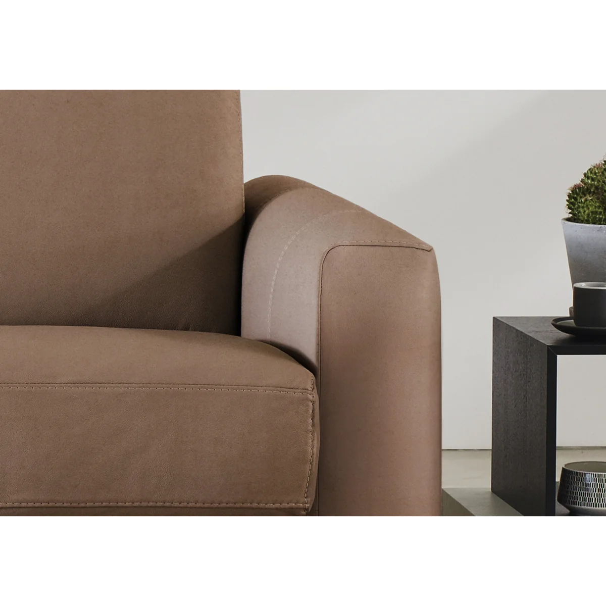 Nicoletti - Alcova 3 Seater Fabric Sofa Bed with Scroll Arms - Baobab Blue – image 7