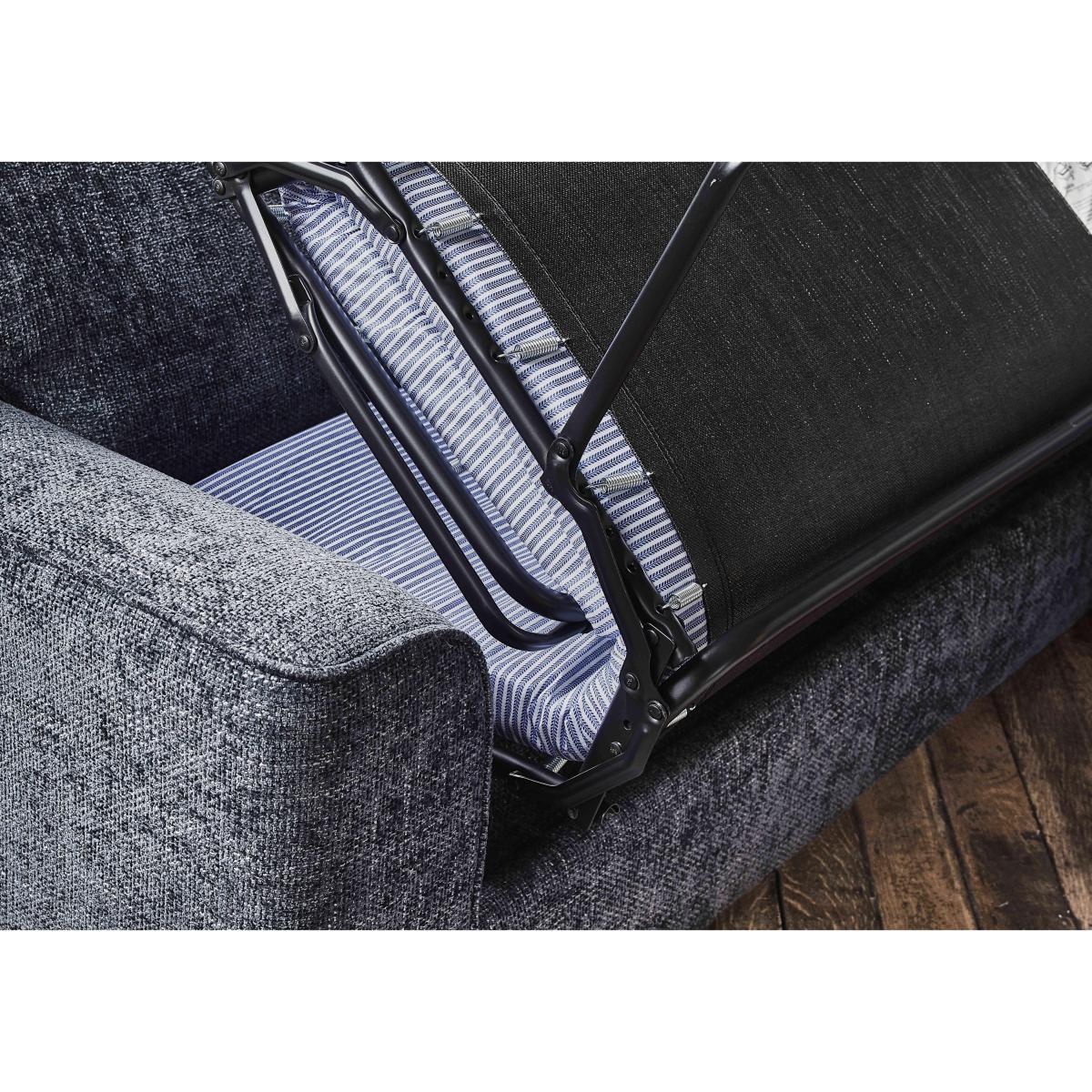 Emilia Large Fabric Corner Sofa Bed - Grey – image 6