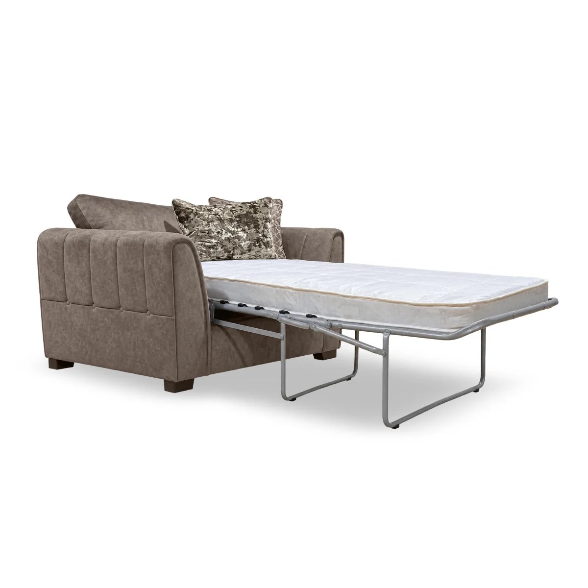 Mariah Fabric Classic Back Snuggler Sofa Bed - Dapple Chocolate - Sofas and Armchairs - In Time for Christmas – image 6