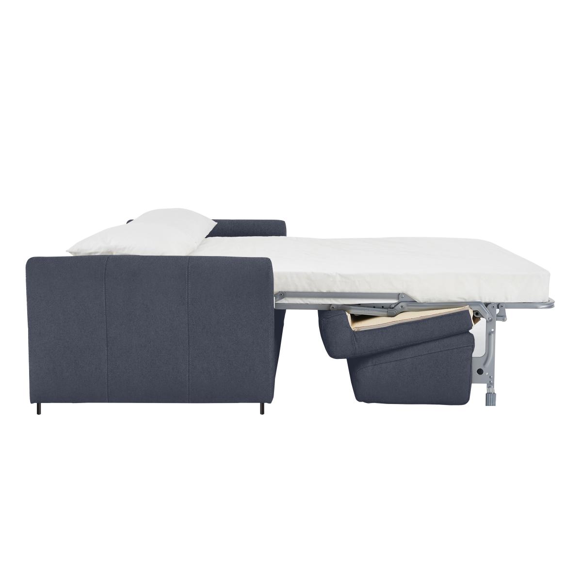 Nicoletti Italia - Alcova 3 Seater Fabric Sofa Bed with Slim Arms - Flambe Turchese – image 4