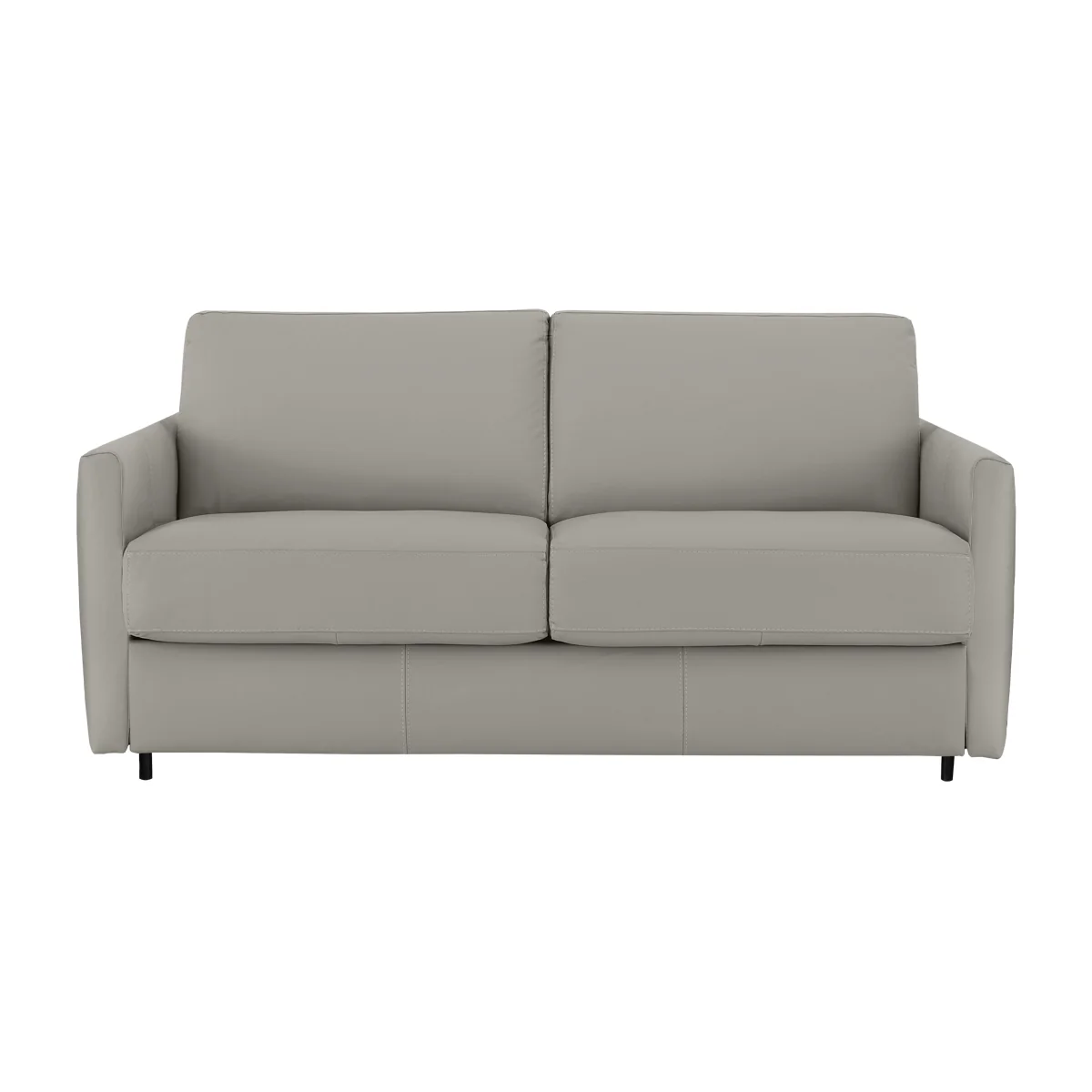 Nicoletti - Alcova 2.5 Seater Leather Sofa Bed with Slim Arms - Sofas and Armchairs - In Time for Christmas – image 1