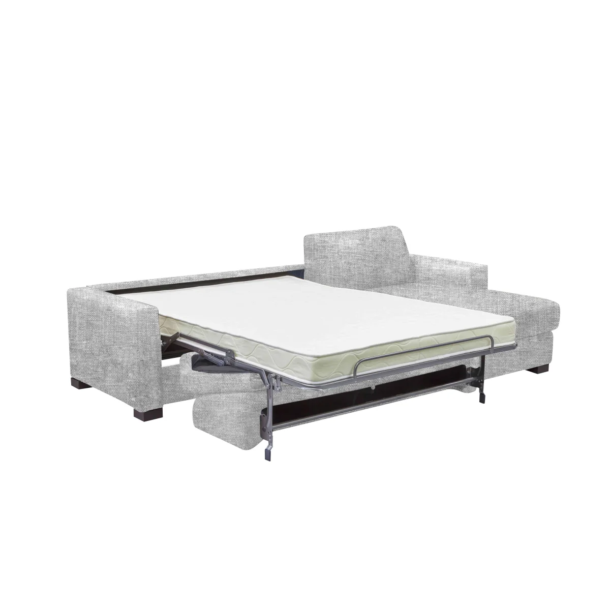 Nicoletti - Alcova 3 Seater Left Hand Facing Fabric Sofa Bed and Storage Chaise with Box Arms – image 4
