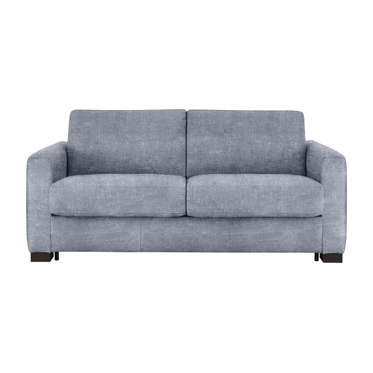 Nicoletti - Alcova 2.5 Seater Fabric Sofa Bed with Box Arms - Baby Blue – image 1