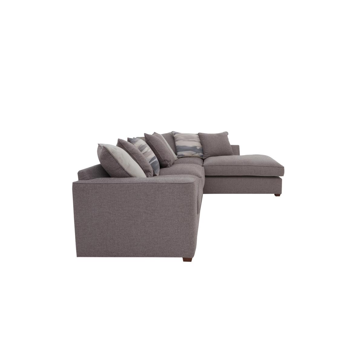 Cory Fabric Corner Chaise Scatter Back Sofa Bed - Natural – image 8