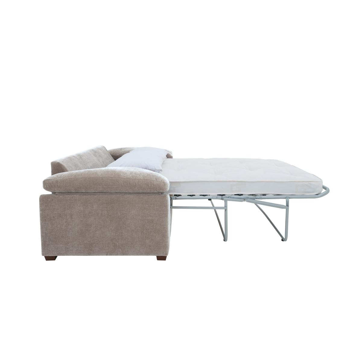 Home 2 Seater Fabric Sofa Bed - Brown – image 5