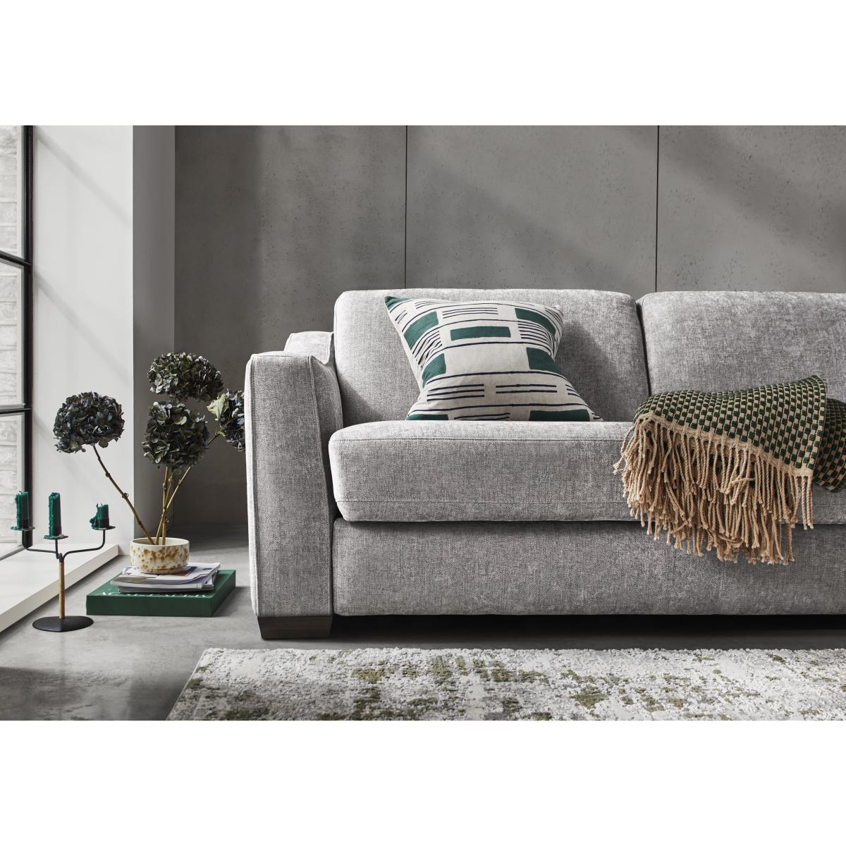 Optimus Space Saving Fabric Sofa Bed with Memory Foam Mattress - R28 Beige – image 4