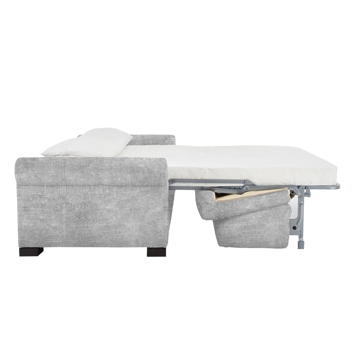 Nicoletti - Alcova 3 Seater Fabric Sofa Bed with Scroll Arms – image 4