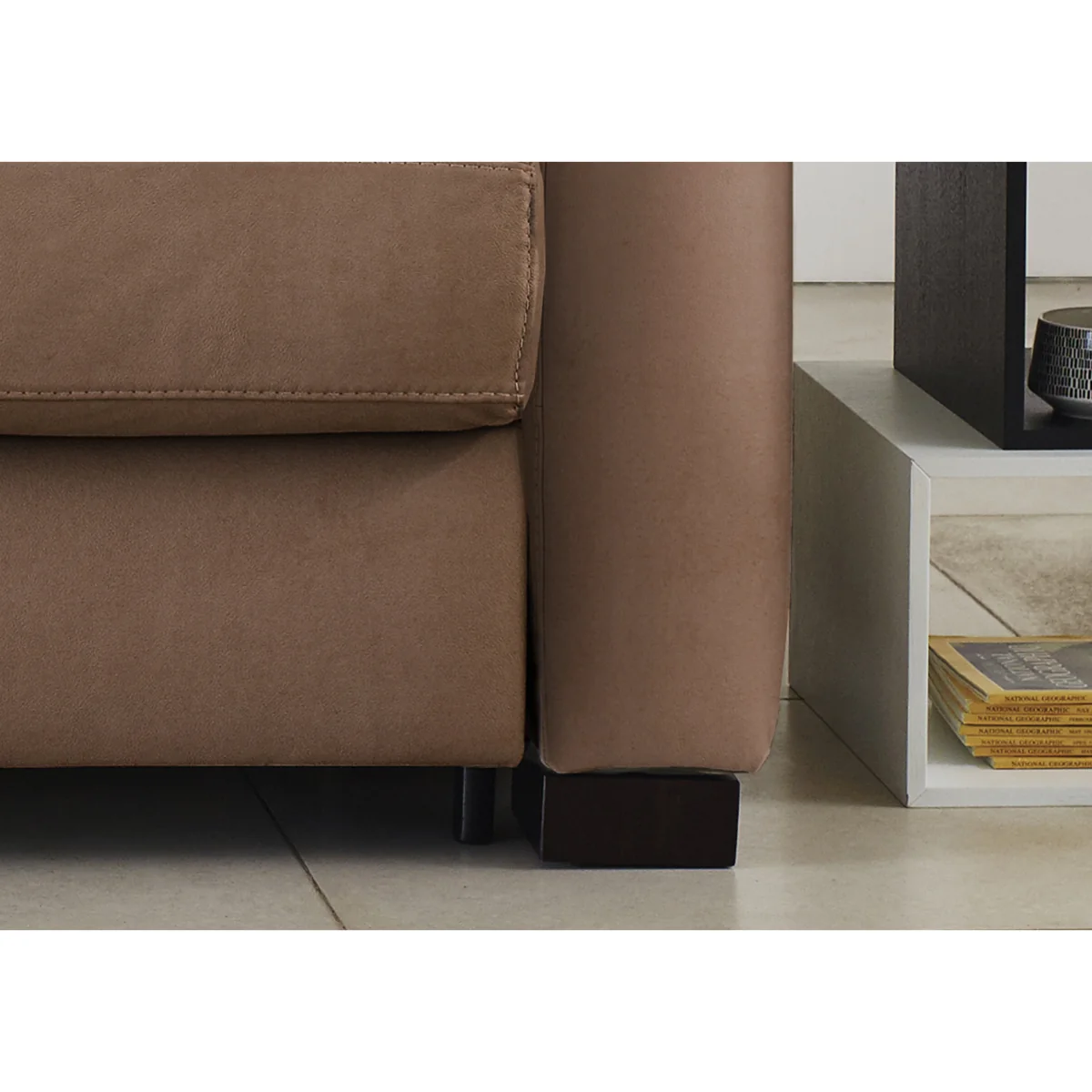 Nicoletti - Alcova 3 Seater Fabric Sofa Bed with Scroll Arms – image 8