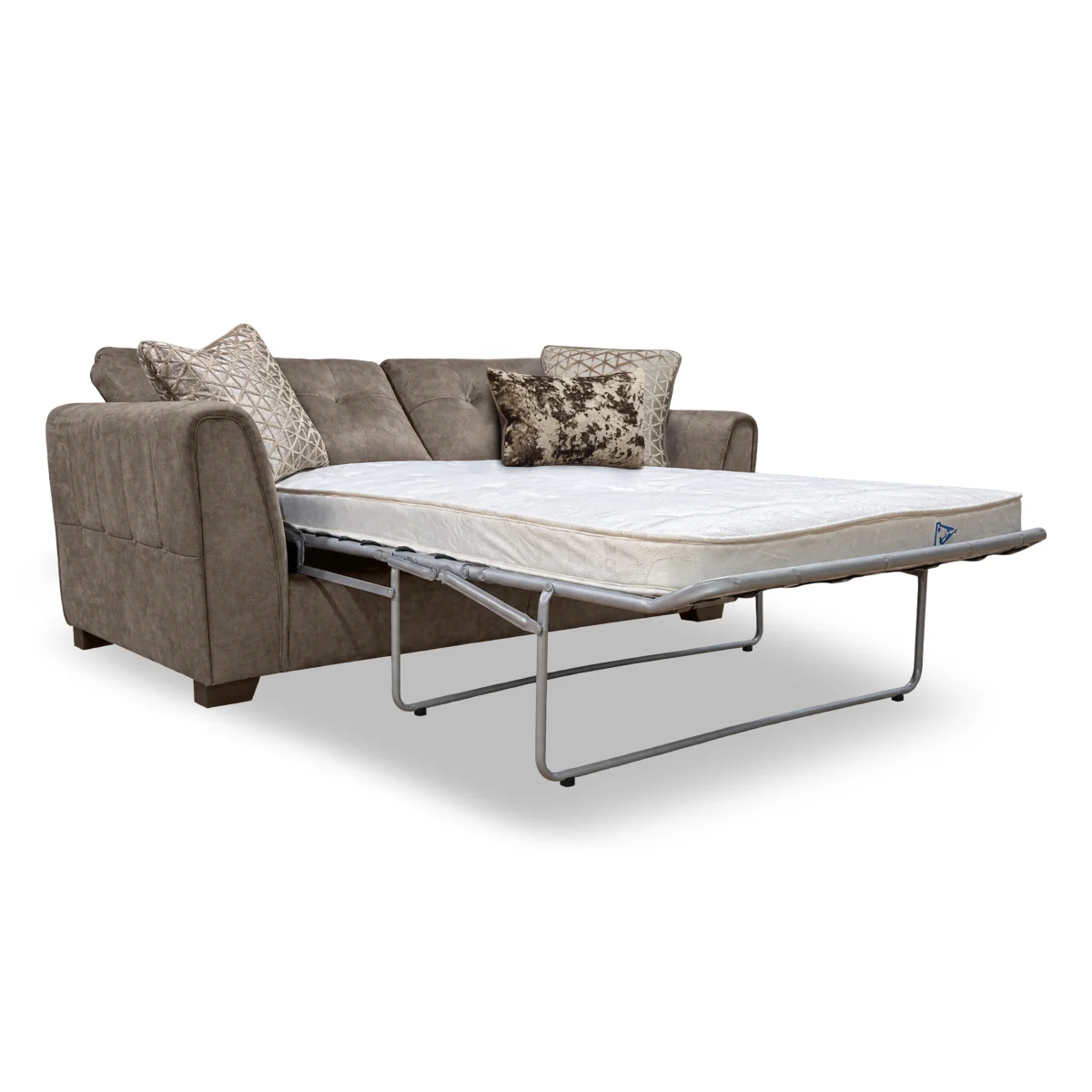 Mariah 3 Seater Fabric Classic Back Sofa Bed - Dapple Chocolate - Sofas and Armchairs - In Time for Christmas – image 8