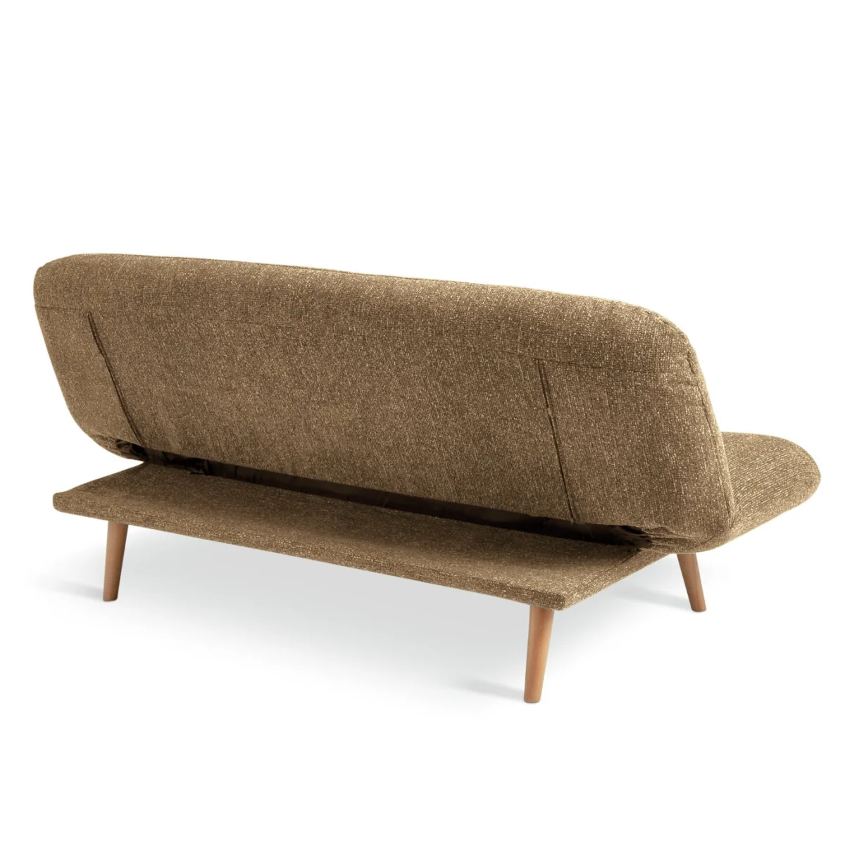 Habitat Bean Fabric Clic Clac Sofa Bed - Mustard – image 6