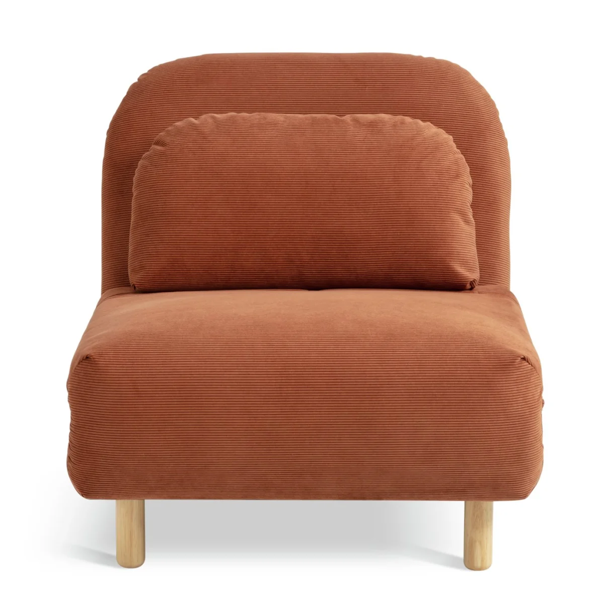 Habitat Benji Single Fabric Chairbed - Rust – image 4