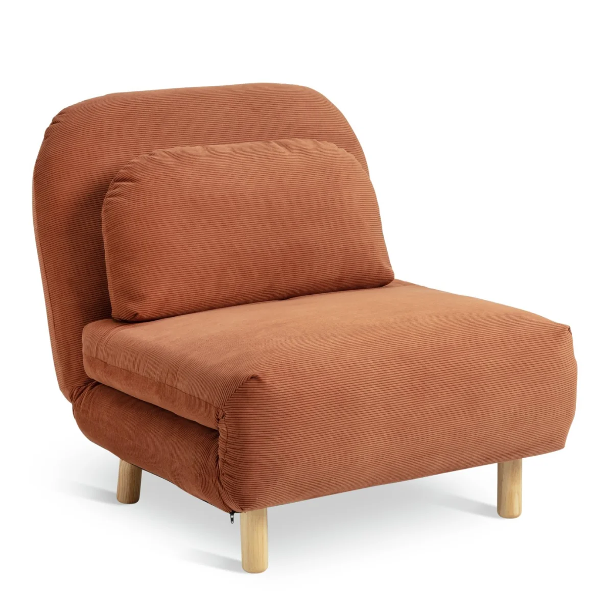 Habitat Benji Single Fabric Chairbed - Rust – image 5
