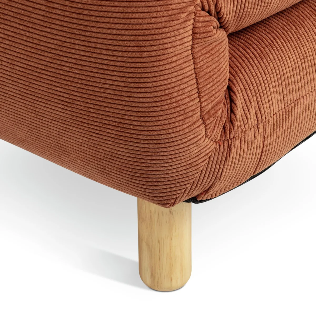 Habitat Benji Single Fabric Chairbed - Rust – image 9
