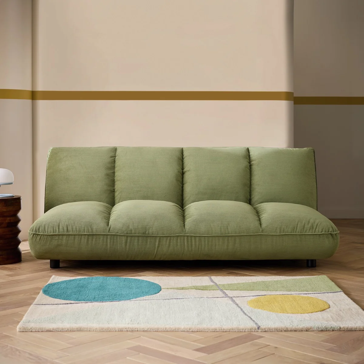 Habitat Bollo Fabric Clic Clac Sofa Bed - Green – image 1