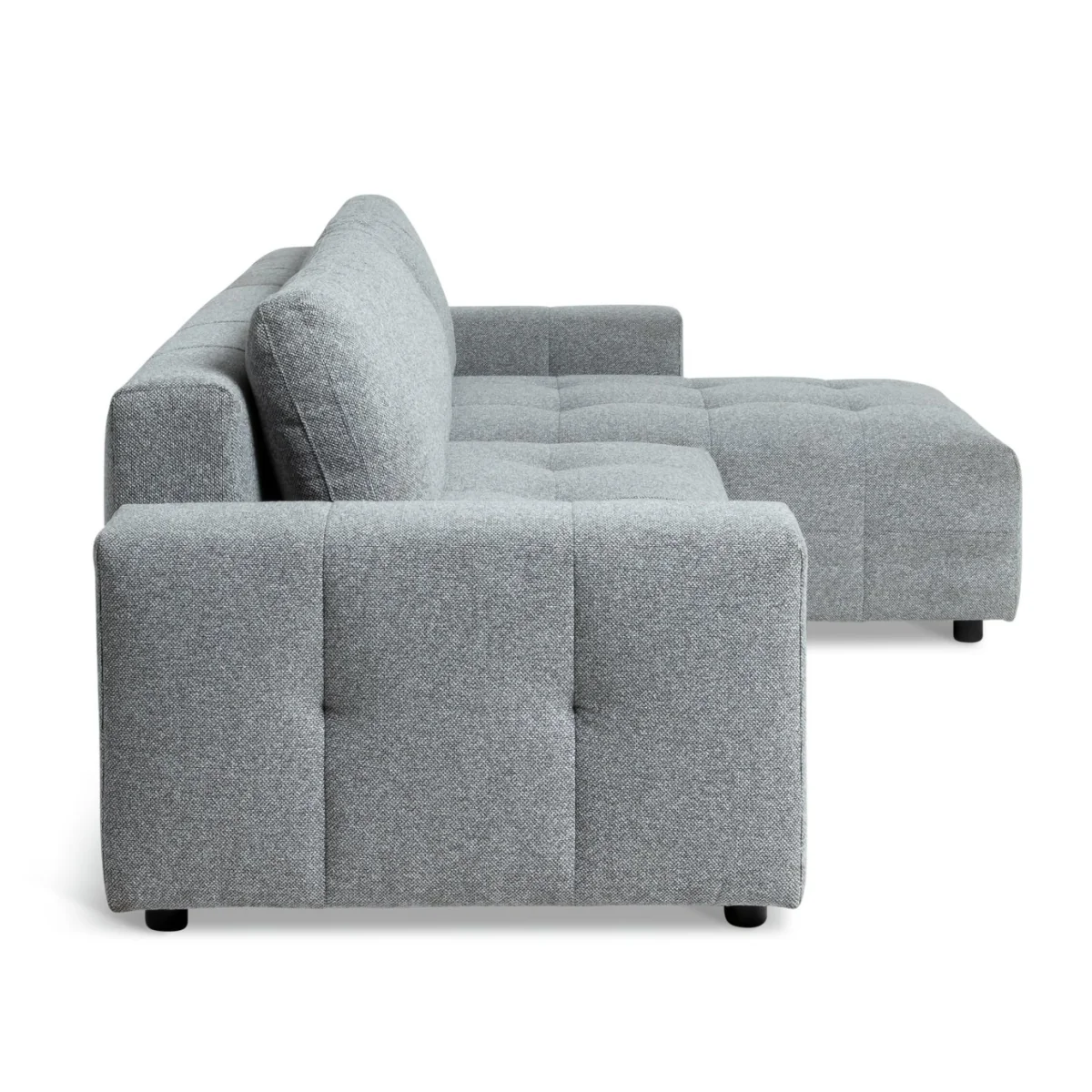 Habitat Mick Fabric Reversible Corner Chaise Sofa Bed - Grey – image 7