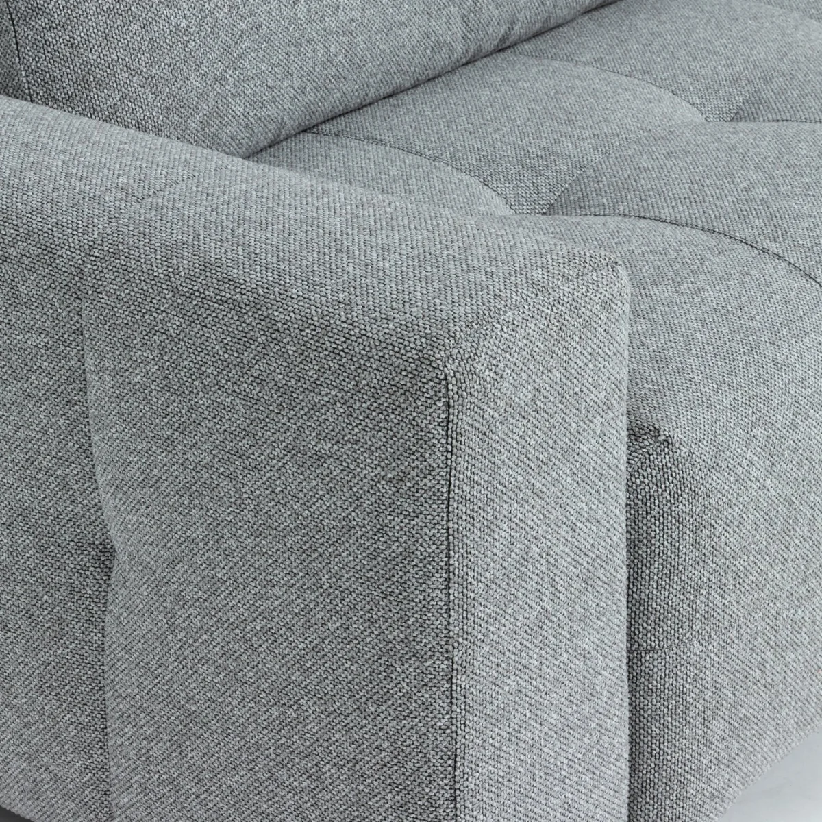 Habitat Mick Fabric Reversible Corner Chaise Sofa Bed - Grey – image 10