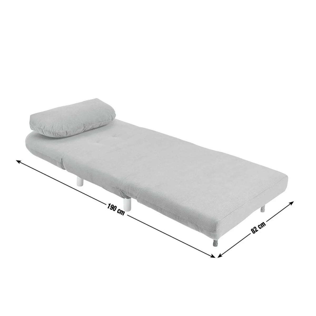 Habitat Benji Single Fabric Chairbed - Green – image 11