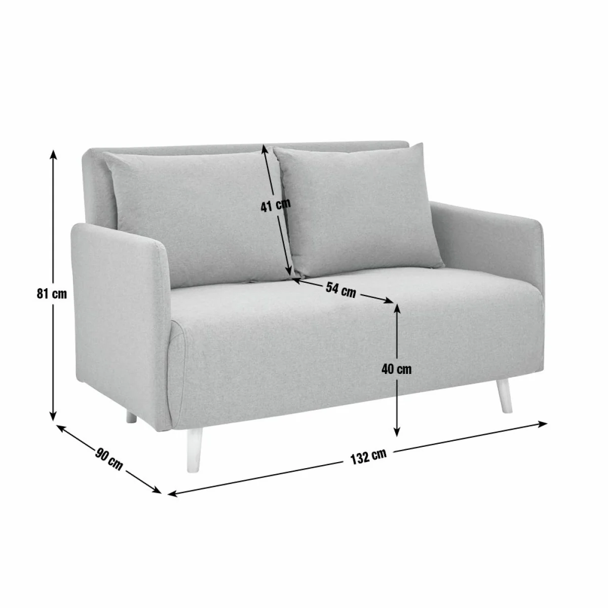 Habitat Alex Fabric Sofa Bed - Rust – image 11